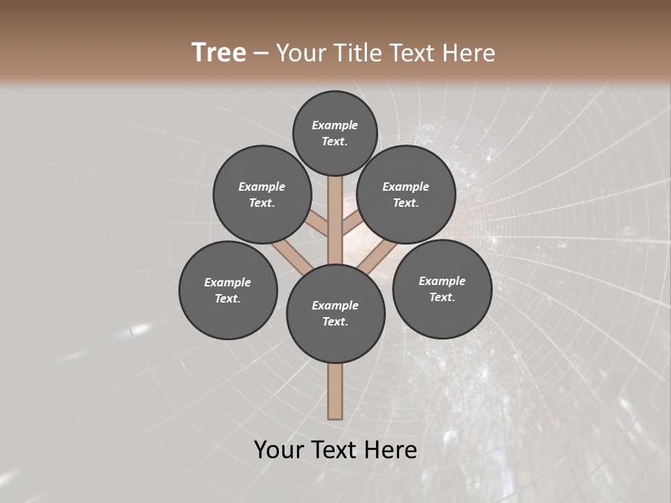 A Wormhole In Space PowerPoint Template