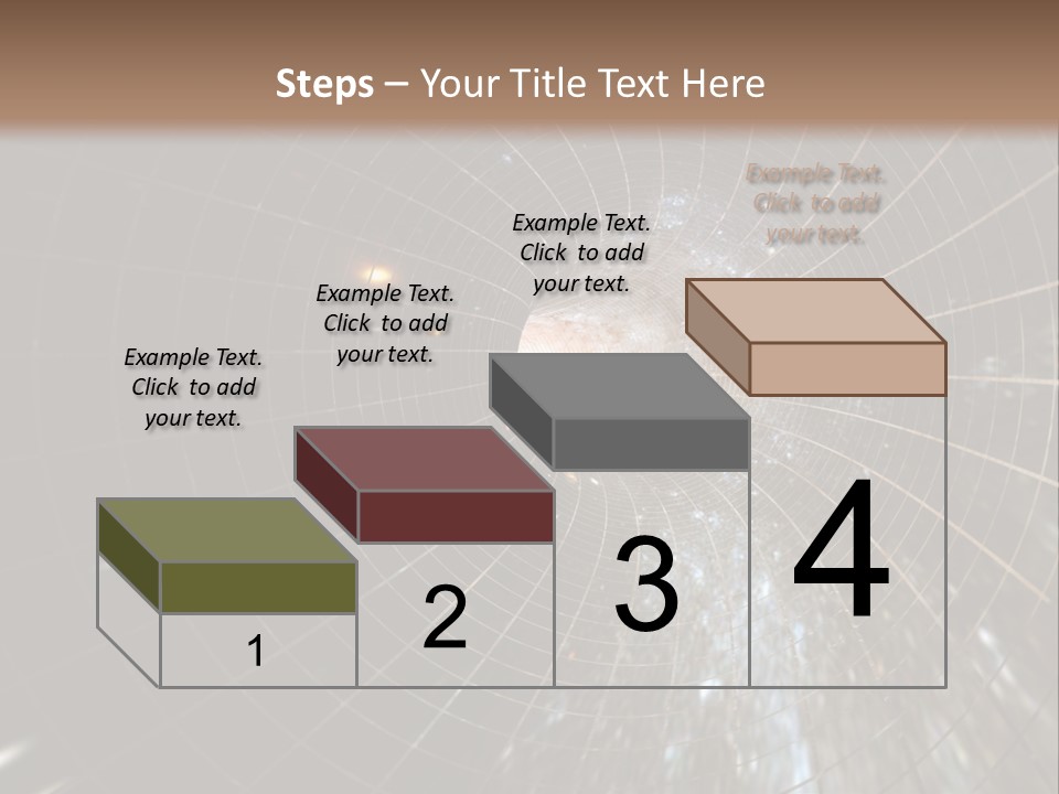 A Wormhole In Space PowerPoint Template