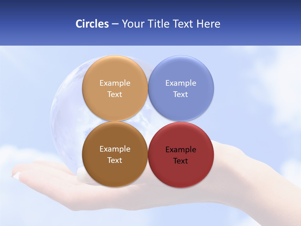 Transparent Layer On The Background Of The Sky PowerPoint Template