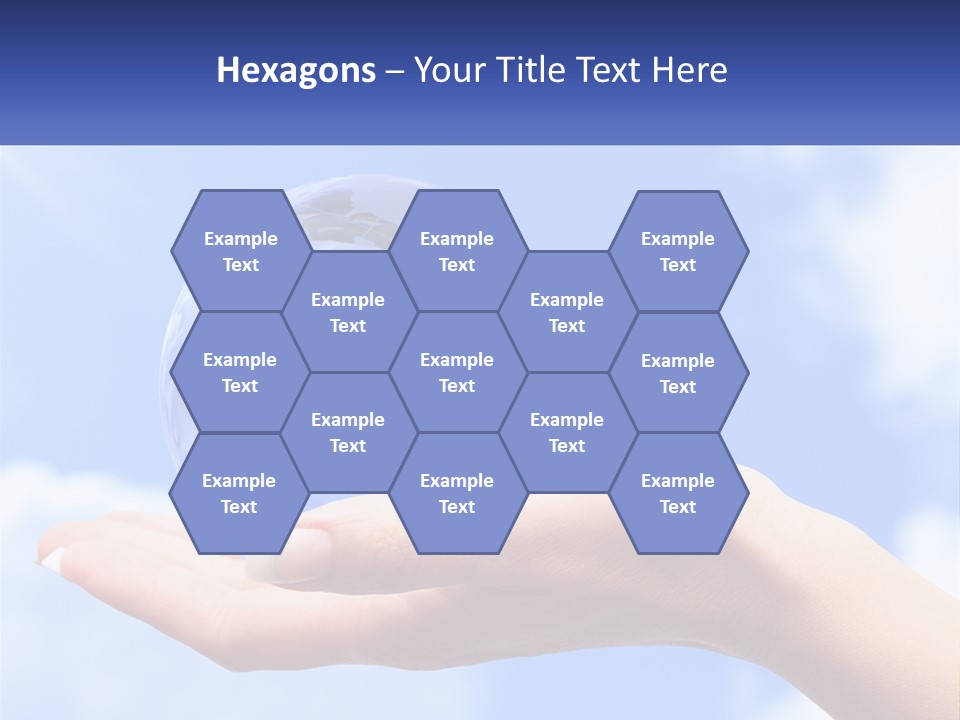 Transparent Layer On The Background Of The Sky PowerPoint Template