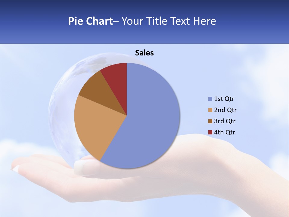 Transparent Layer On The Background Of The Sky PowerPoint Template