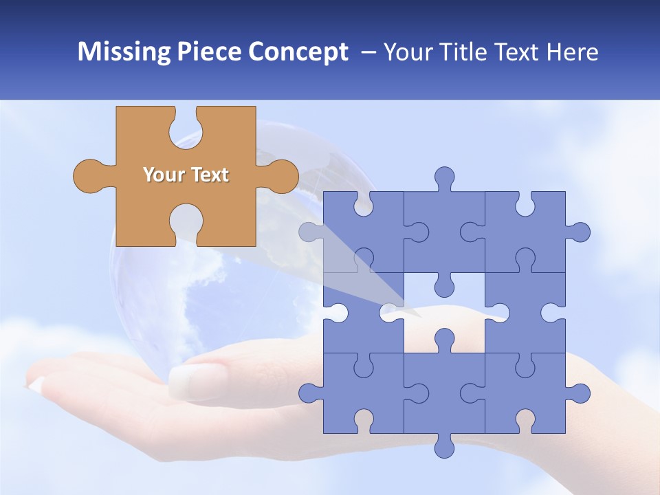 Transparent Layer On The Background Of The Sky PowerPoint Template