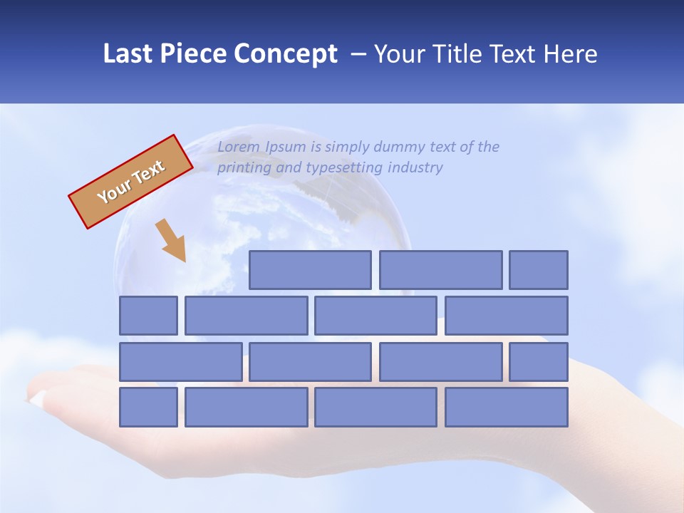 Transparent Layer On The Background Of The Sky PowerPoint Template