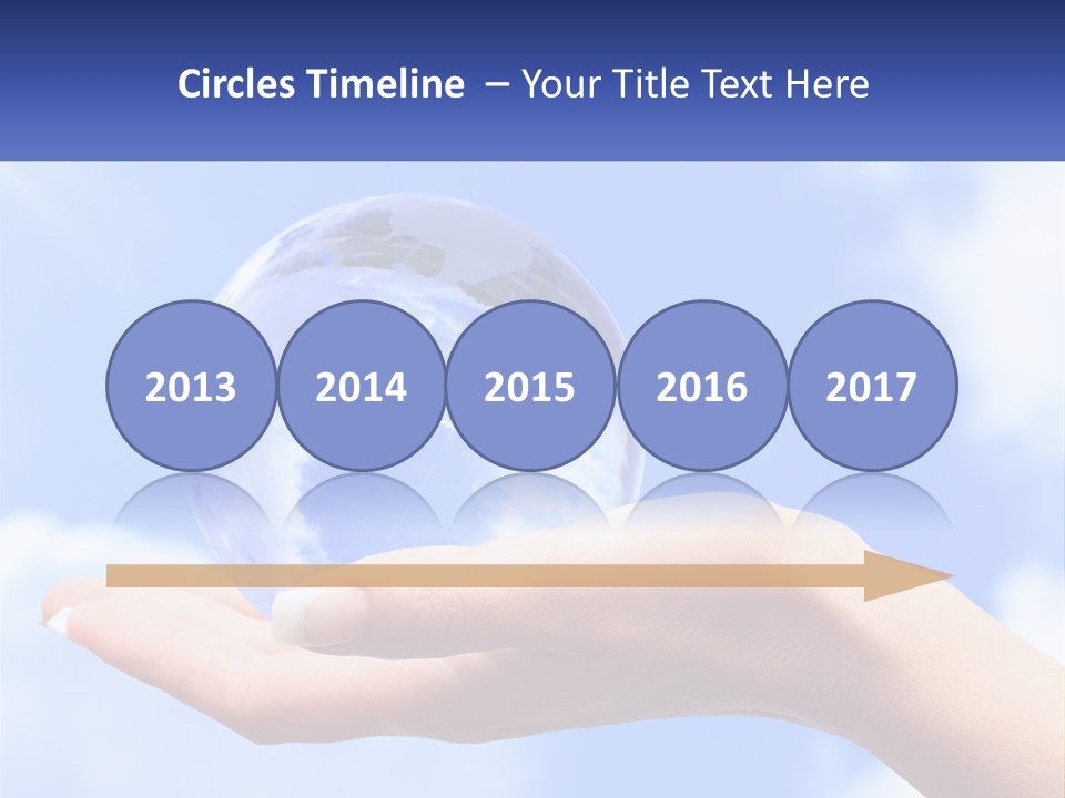 Transparent Layer On The Background Of The Sky PowerPoint Template