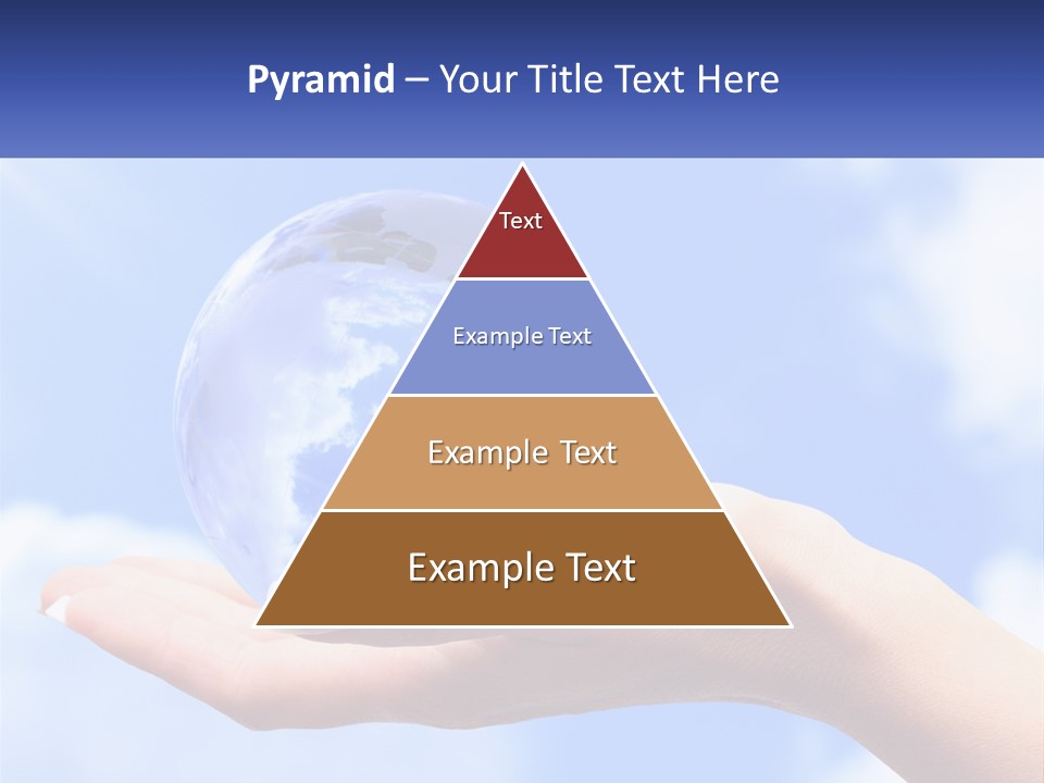 Transparent Layer On The Background Of The Sky PowerPoint Template