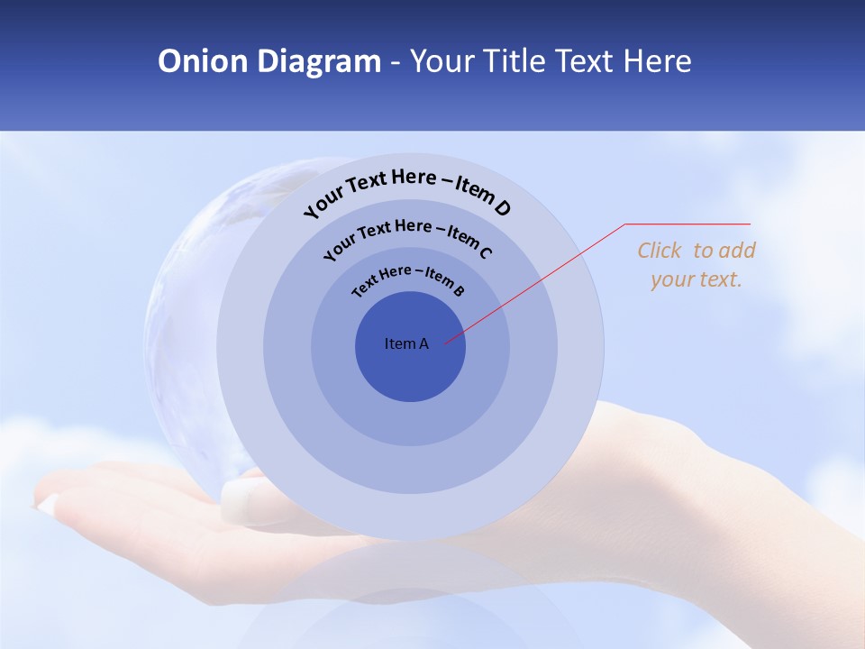Transparent Layer On The Background Of The Sky PowerPoint Template