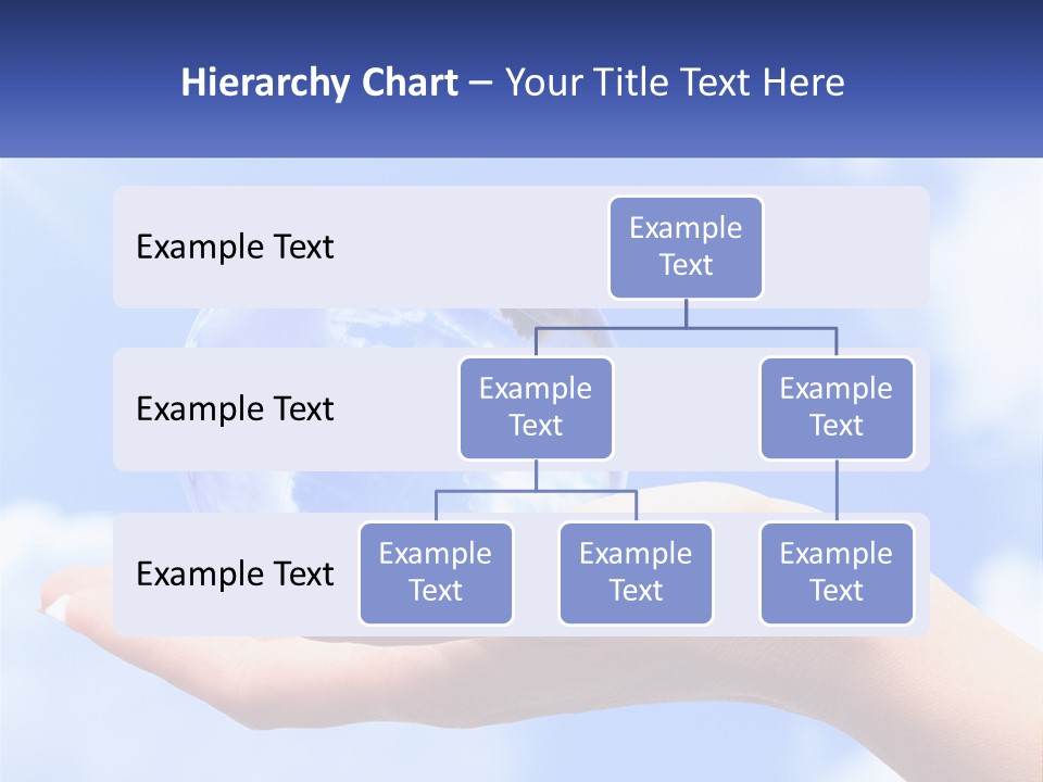 Transparent Layer On The Background Of The Sky PowerPoint Template