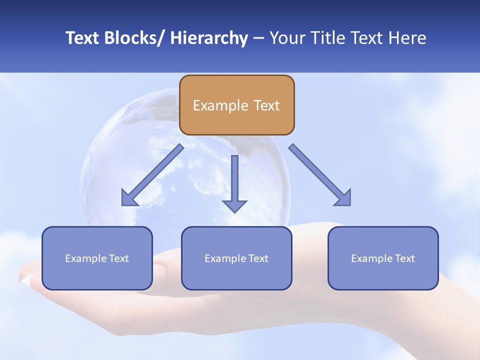 Transparent Layer On The Background Of The Sky PowerPoint Template