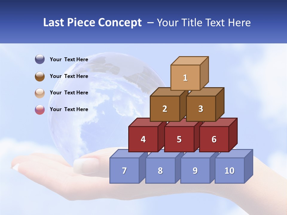 Transparent Layer On The Background Of The Sky PowerPoint Template