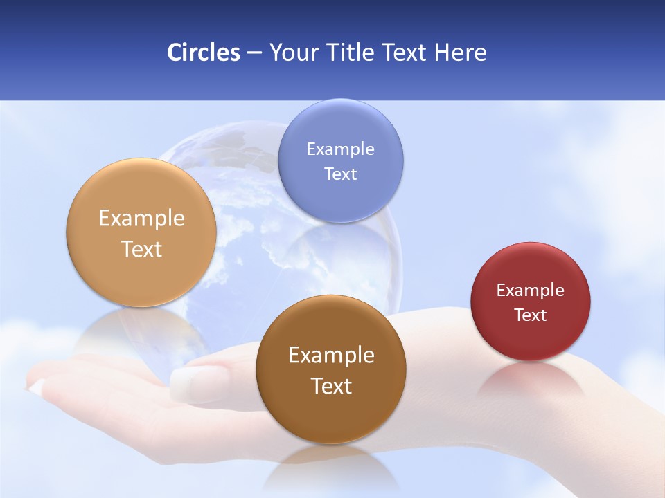 Transparent Layer On The Background Of The Sky PowerPoint Template