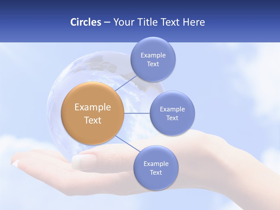 Transparent Layer On The Background Of The Sky PowerPoint Template