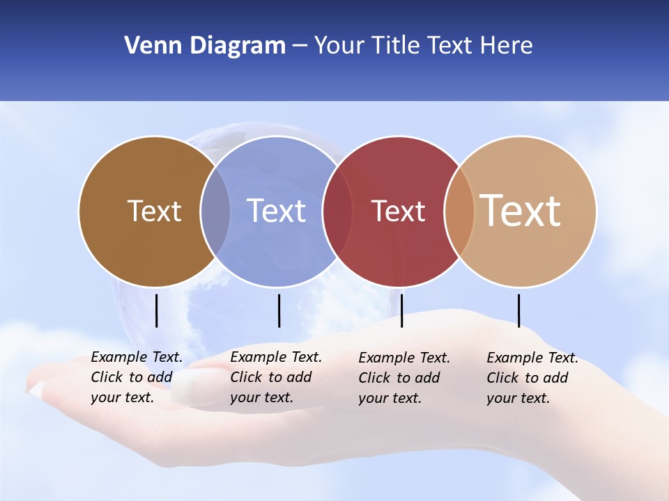 Transparent Layer On The Background Of The Sky PowerPoint Template