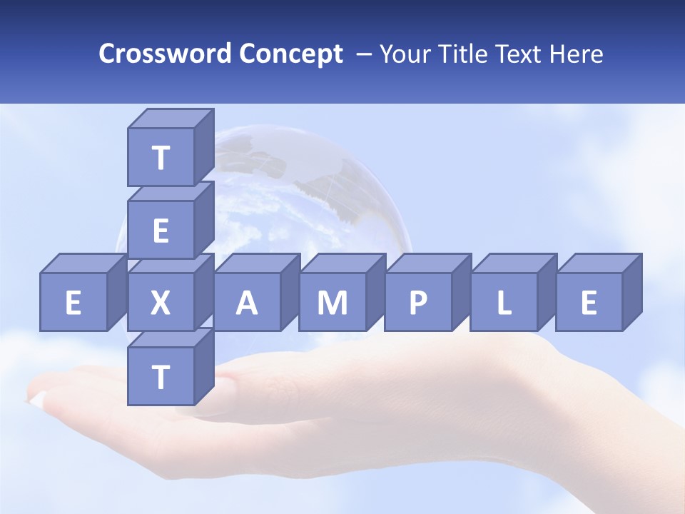 Transparent Layer On The Background Of The Sky PowerPoint Template