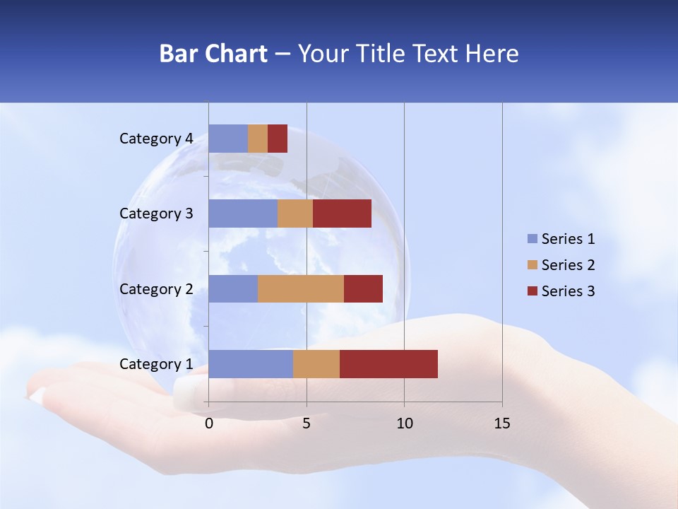 Transparent Layer On The Background Of The Sky PowerPoint Template