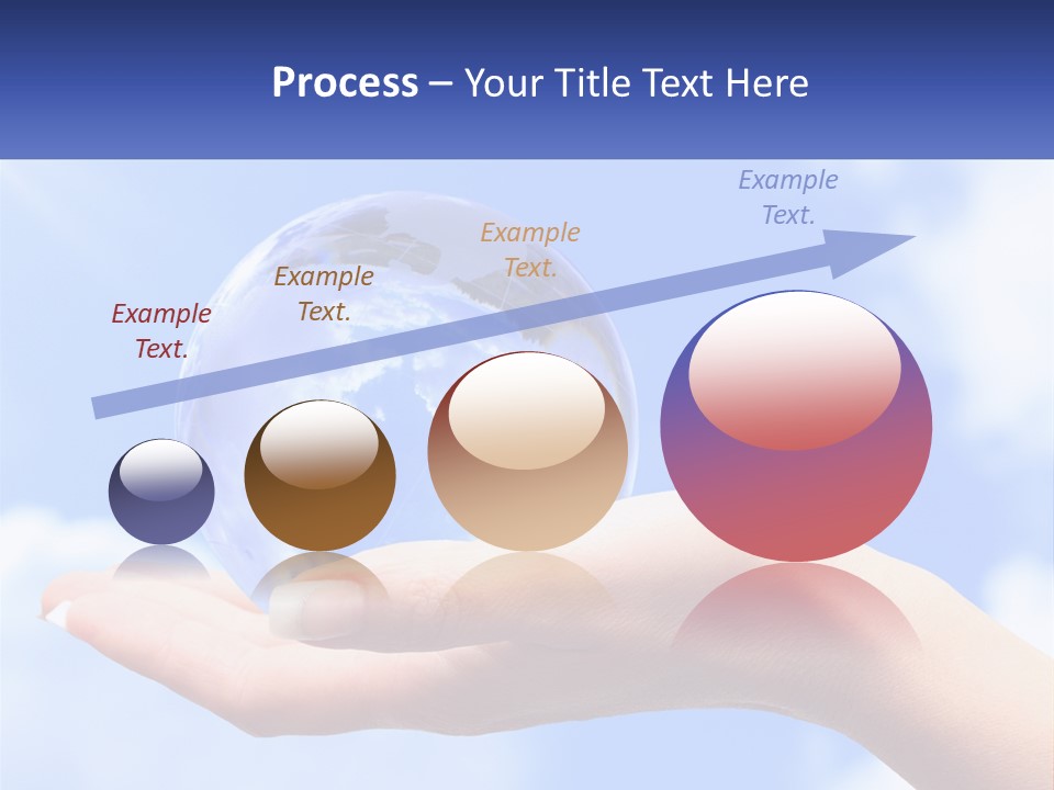 Transparent Layer On The Background Of The Sky PowerPoint Template