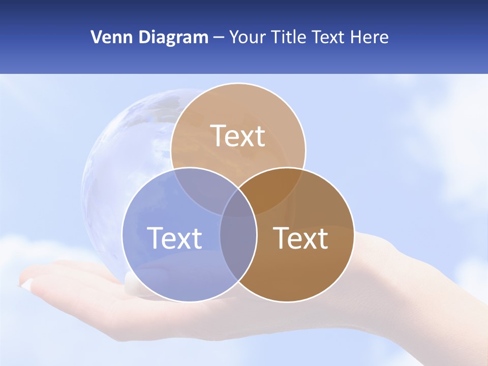 Transparent Layer On The Background Of The Sky PowerPoint Template