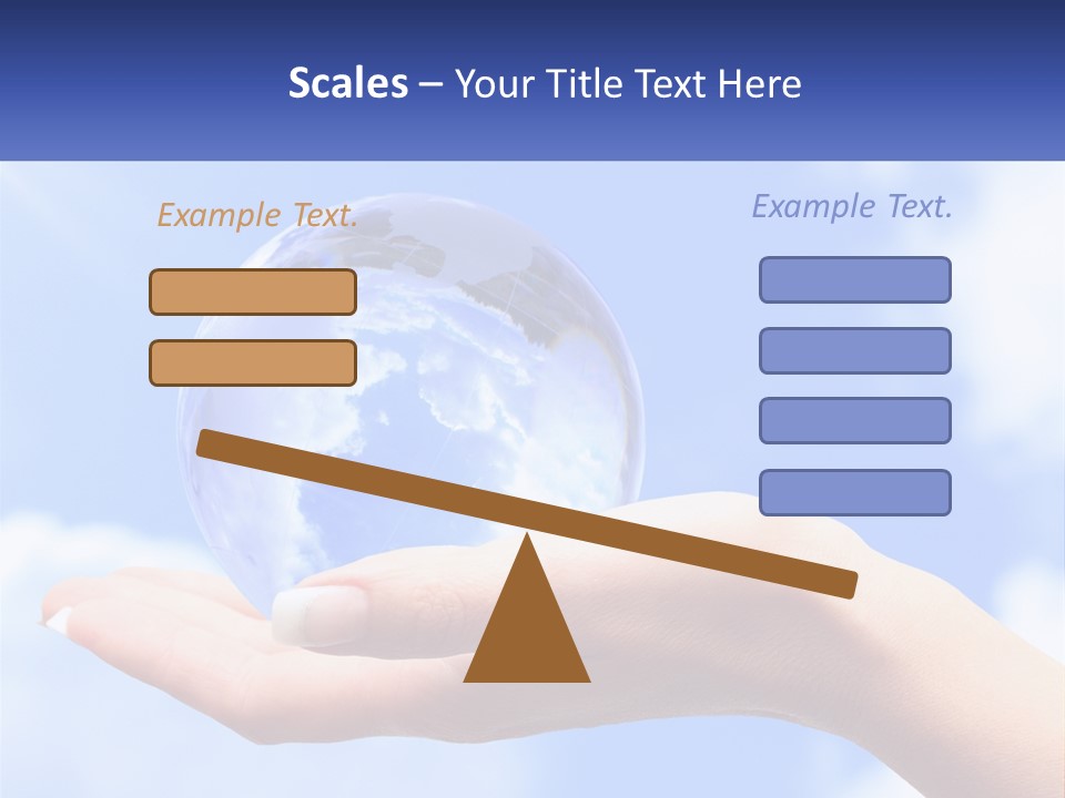 Transparent Layer On The Background Of The Sky PowerPoint Template
