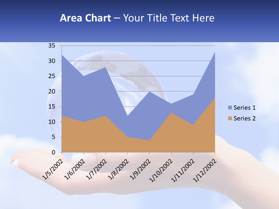Transparent Layer On The Background Of The Sky PowerPoint Template