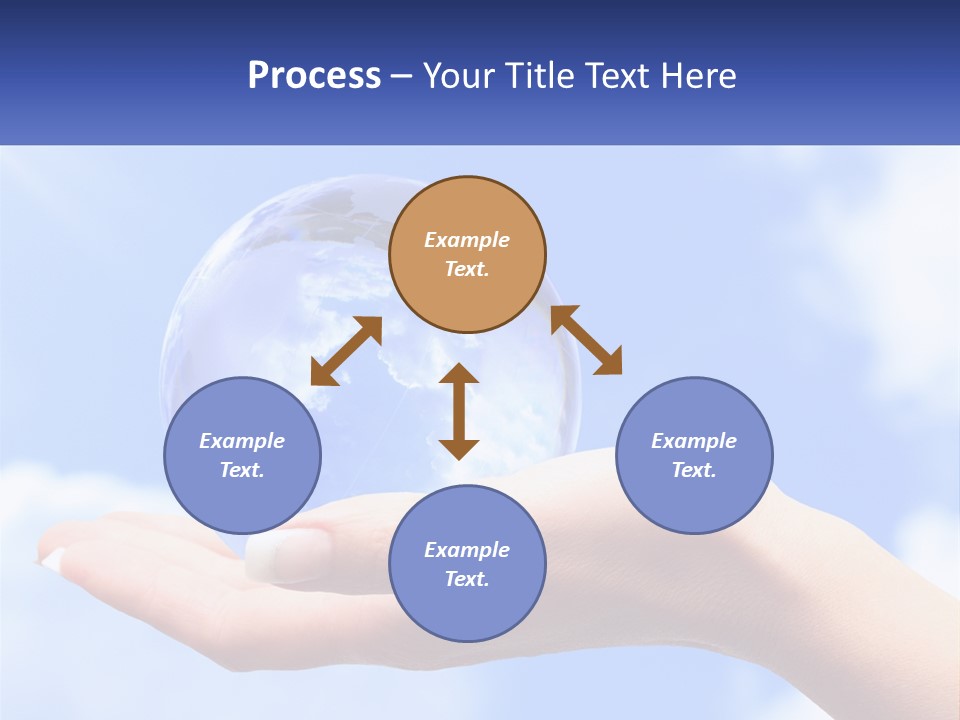 Transparent Layer On The Background Of The Sky PowerPoint Template
