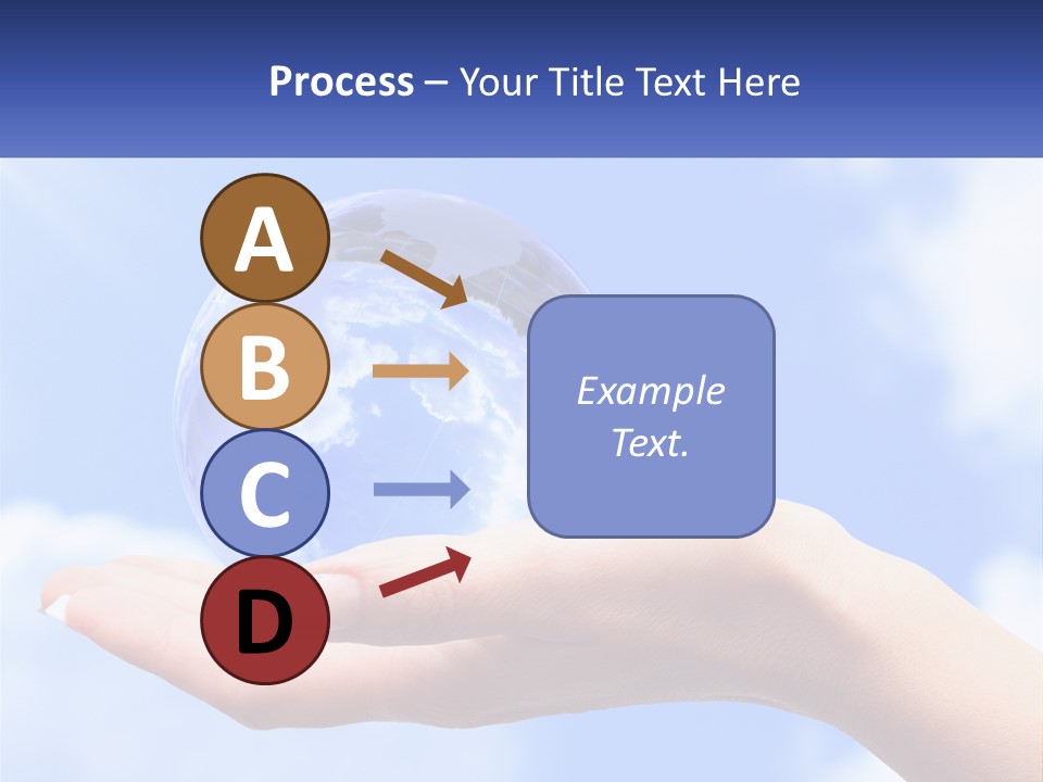 Transparent Layer On The Background Of The Sky PowerPoint Template