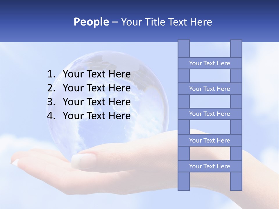 Transparent Layer On The Background Of The Sky PowerPoint Template