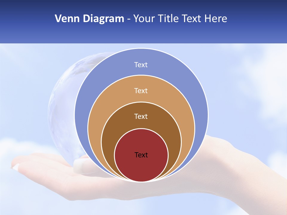 Transparent Layer On The Background Of The Sky PowerPoint Template