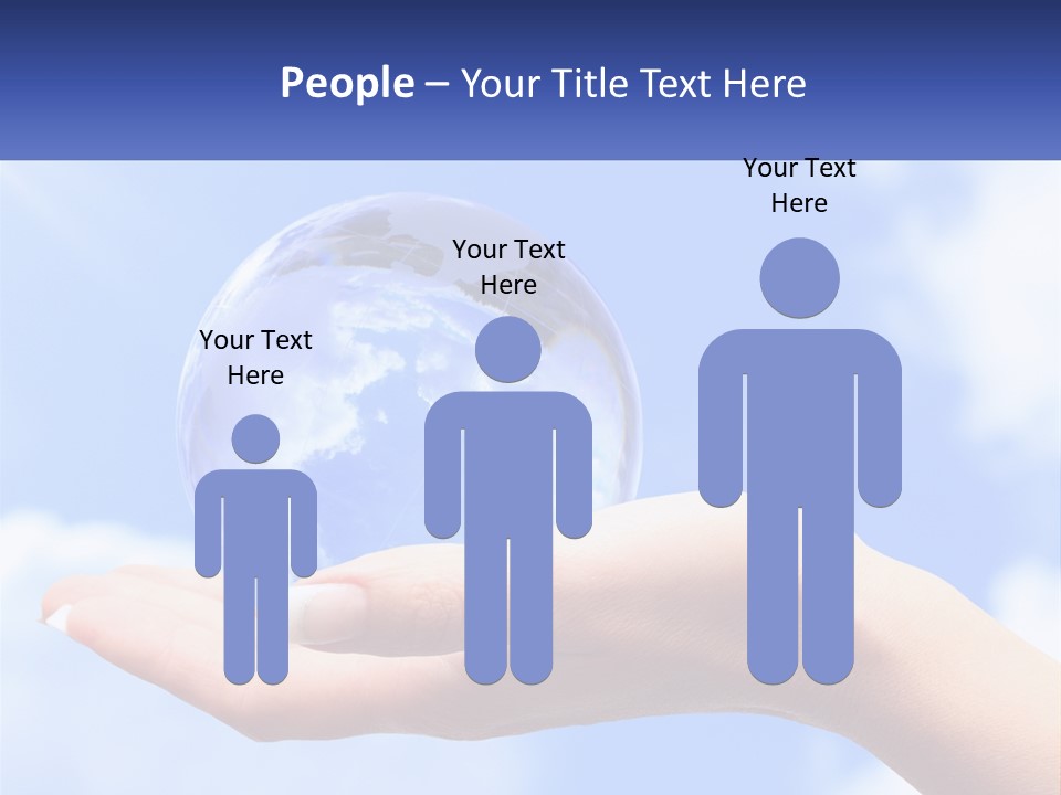 Transparent Layer On The Background Of The Sky PowerPoint Template