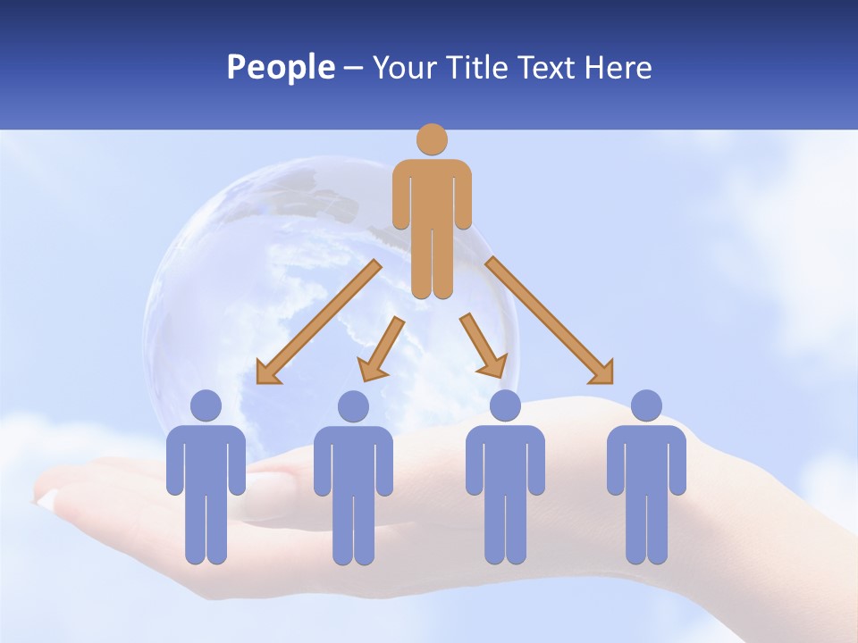 Transparent Layer On The Background Of The Sky PowerPoint Template