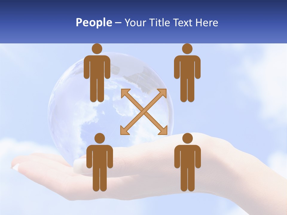 Transparent Layer On The Background Of The Sky PowerPoint Template