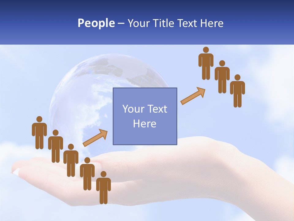 Transparent Layer On The Background Of The Sky PowerPoint Template