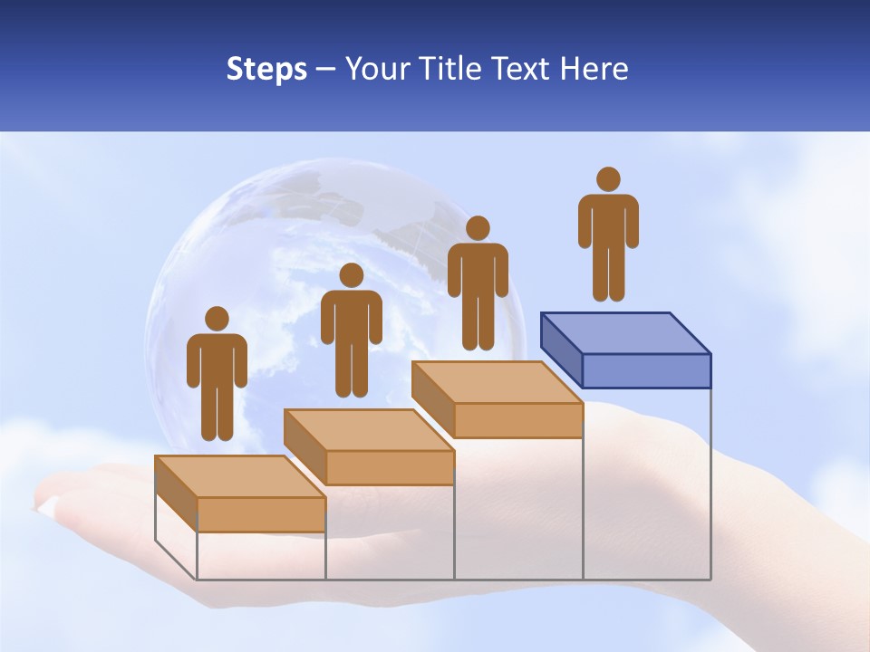 Transparent Layer On The Background Of The Sky PowerPoint Template