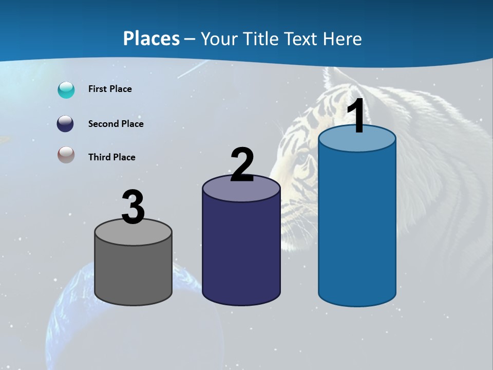 Space Lion PowerPoint Template