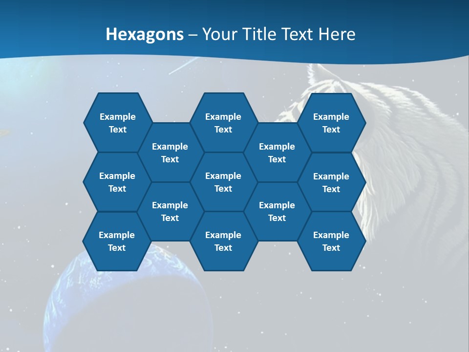 Space Lion PowerPoint Template