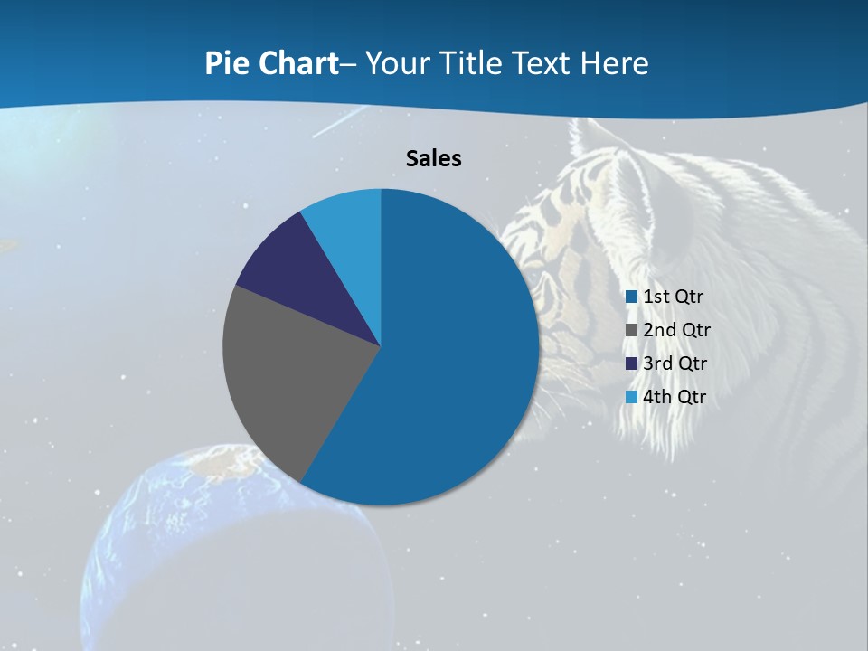Space Lion PowerPoint Template