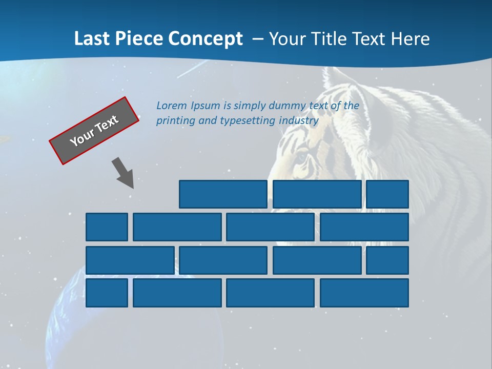 Space Lion PowerPoint Template