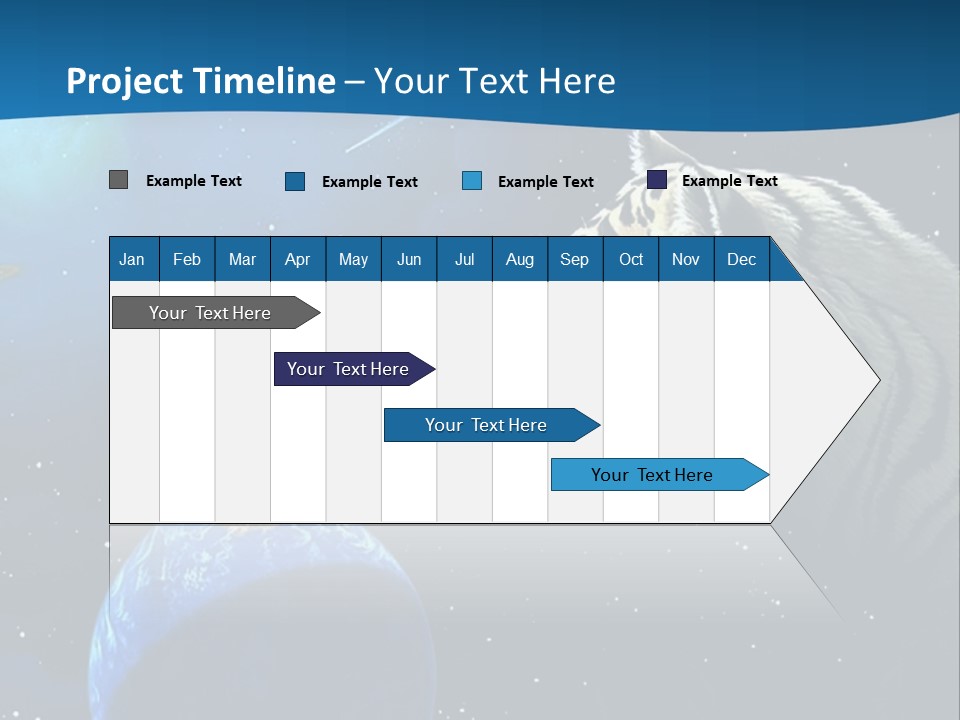 Space Lion PowerPoint Template