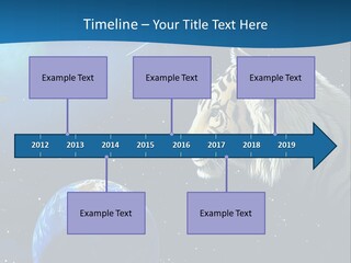 Space Lion PowerPoint Template