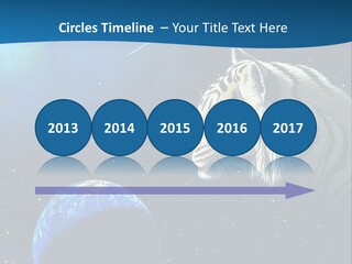 Space Lion PowerPoint Template