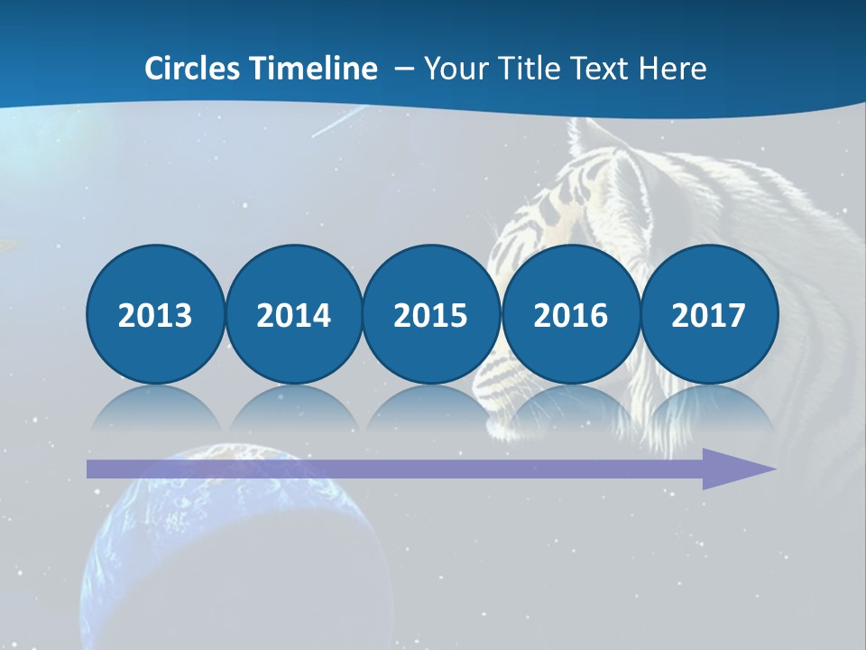 Space Lion PowerPoint Template