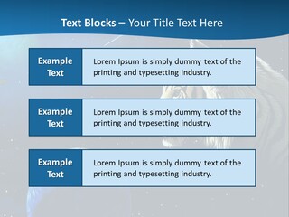 Space Lion PowerPoint Template