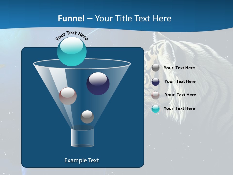Space Lion PowerPoint Template