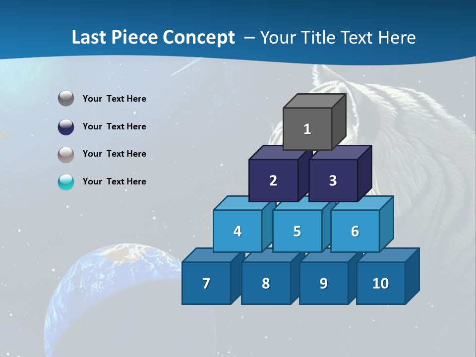 Space Lion PowerPoint Template