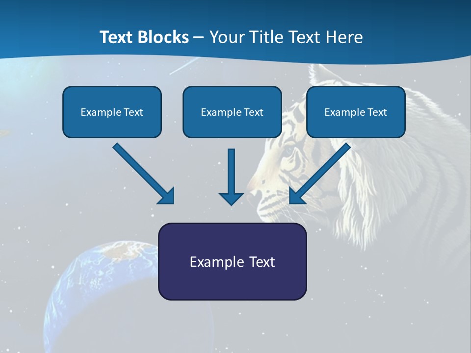 Space Lion PowerPoint Template