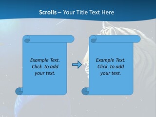 Space Lion PowerPoint Template
