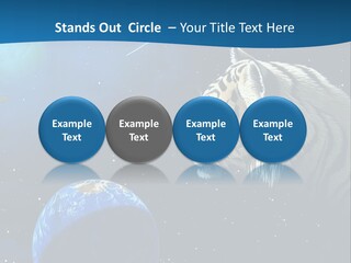 Space Lion PowerPoint Template