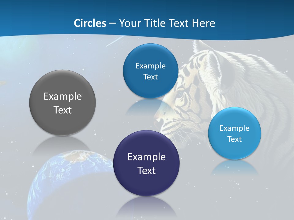 Space Lion PowerPoint Template