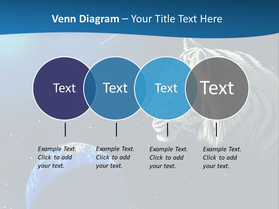 Space Lion PowerPoint Template