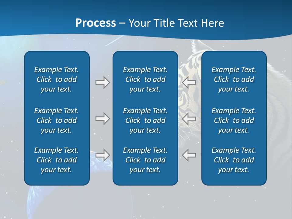 Space Lion PowerPoint Template