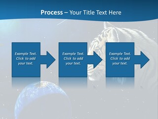 Space Lion PowerPoint Template