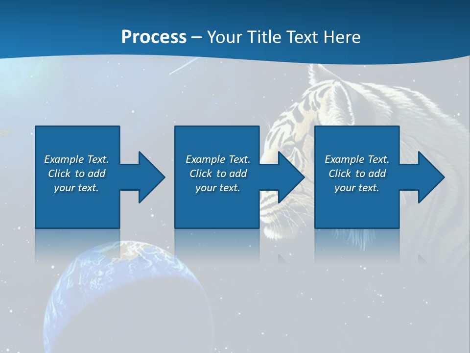 Space Lion PowerPoint Template